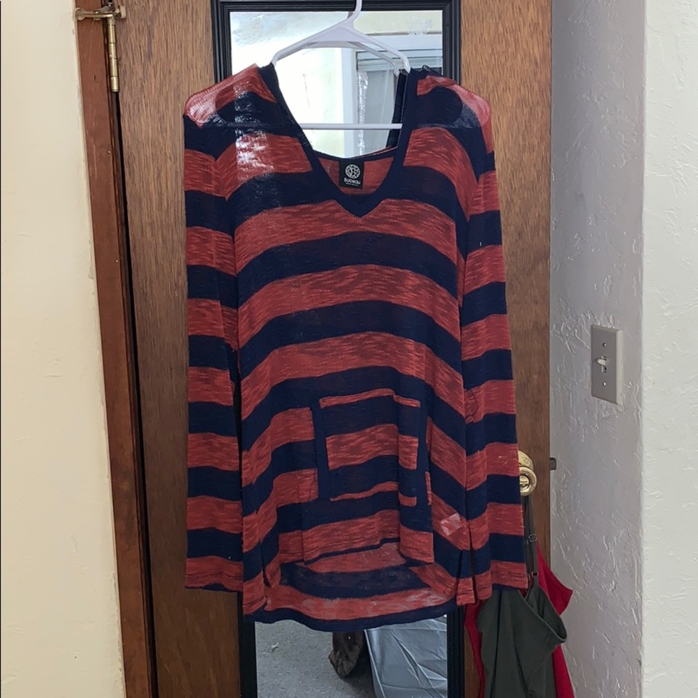 Hooded cardigan